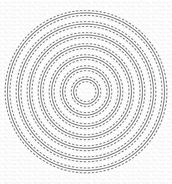 Inside & Out Stitched Circle STAX Die-namics