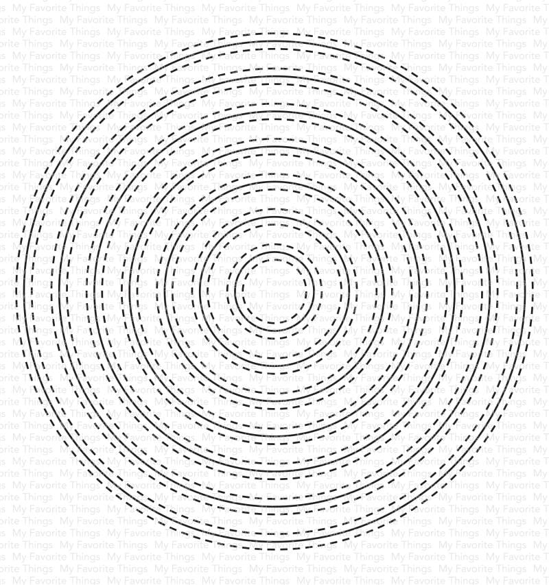 Inside & Out Stitched Circle STAX Die-namics