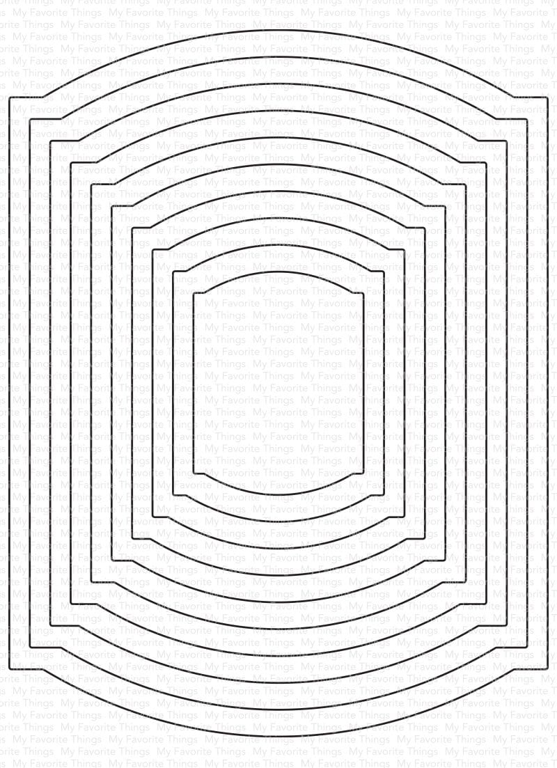 Elegant Rectangle STAX Die-namics