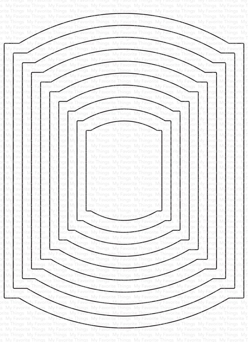 Elegant Rectangle STAX Die-namics