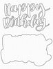 Hand-Lettered Happy Birthday Die-namics