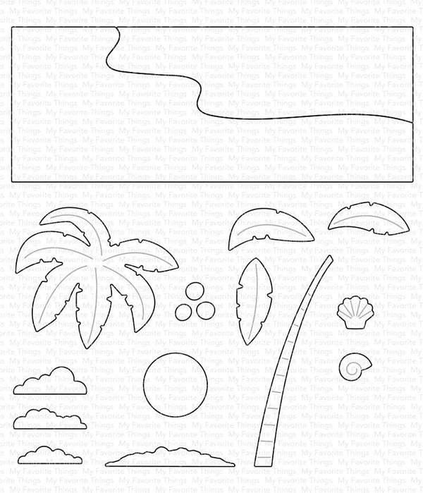 Beach Scene Builder Die-namics