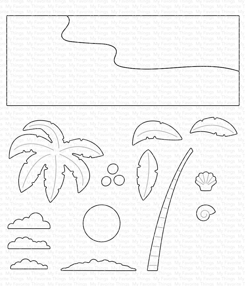 Beach Scene Builder Die-namics