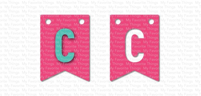 Bitty Banner Alphabet Die-namics