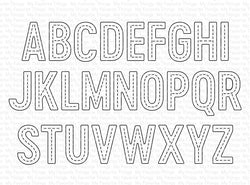 In Stitches Alphabet Die-namics