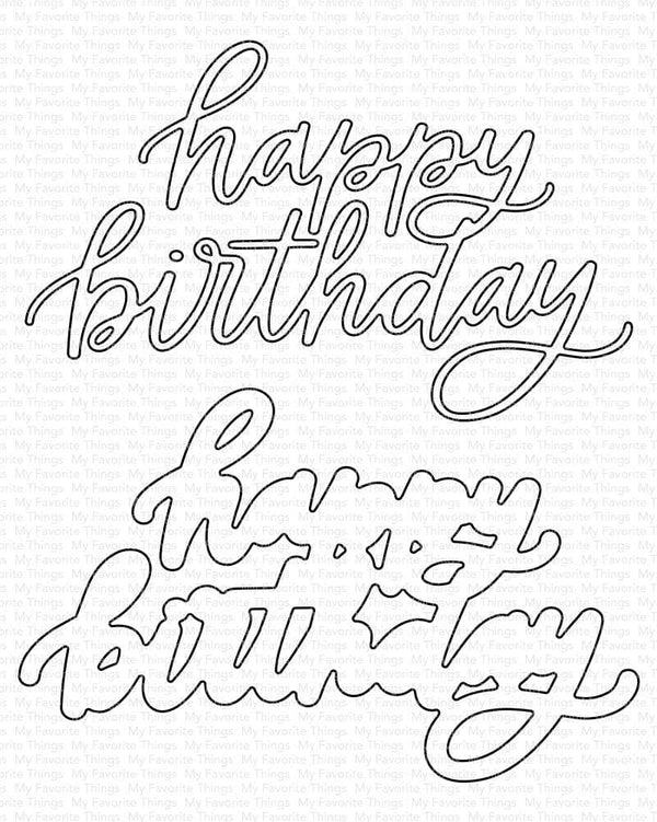 Happy Birthday Die-namics