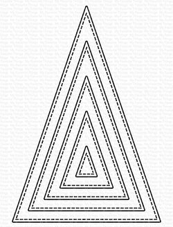 Stitched Tall Triangle STAX Die-namics