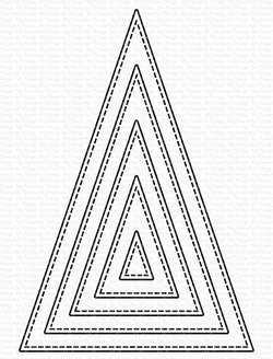 Stitched Tall Triangle STAX Die-namics