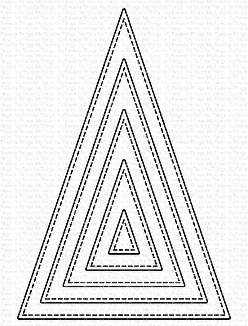 Stitched Tall Triangle STAX Die-namics