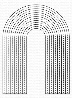 Stitched Tall Rainbow Die-namics