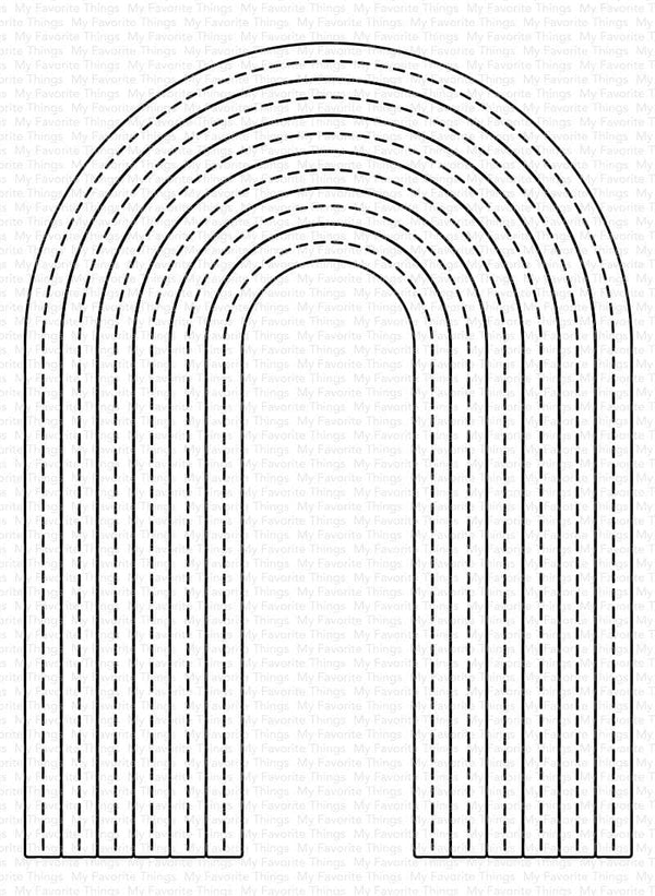 Stitched Tall Rainbow Die-namics