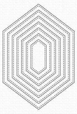 Stitched Hexagon STAX Die-namics