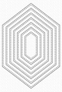 Stitched Hexagon STAX Die-namics
