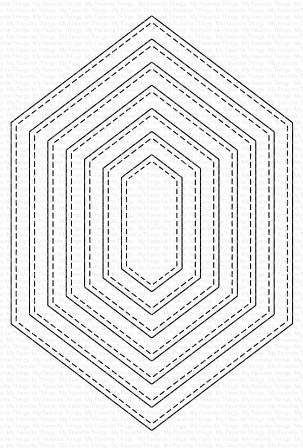 Stitched Hexagon STAX Die-namics
