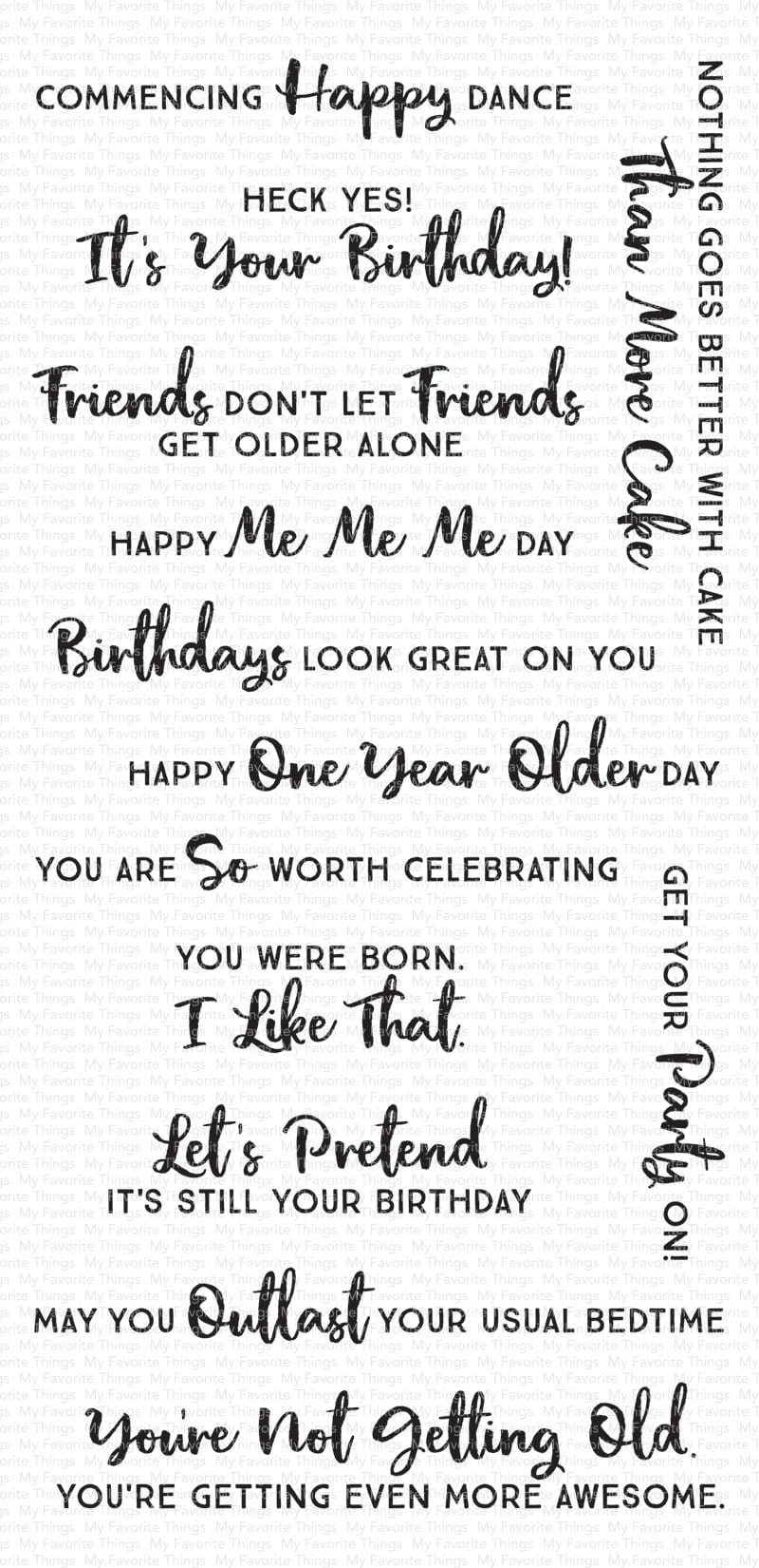 Anything-but-Basic Birthday Wishes – MFT Stamps