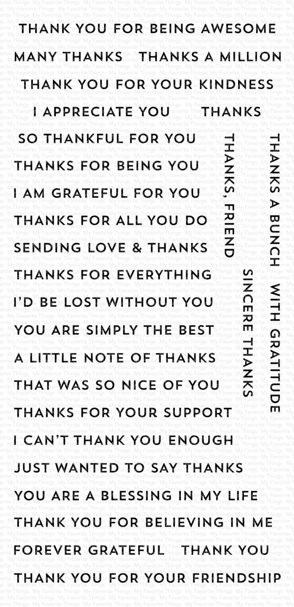 Bitty Thanks & Gratitude