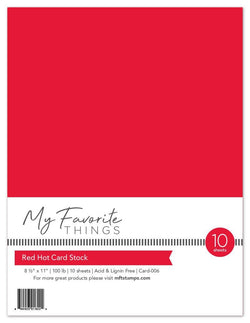 Red Hot Card Stock