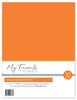 Orange Zest Card Stock
