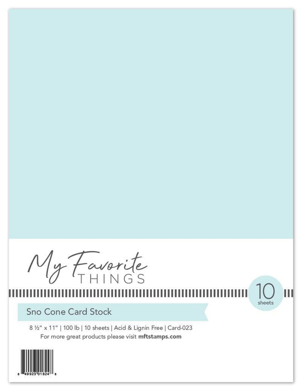 Sno Cone Card Stock