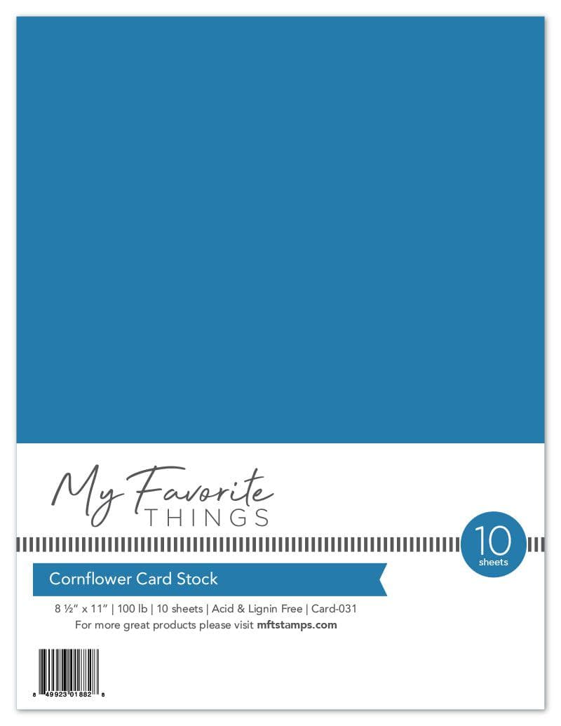 Cornflower Card StockAnnouncement Converterssupplies