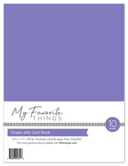 Grape Jelly Card Stock