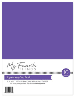 Boysenberry Card Stock