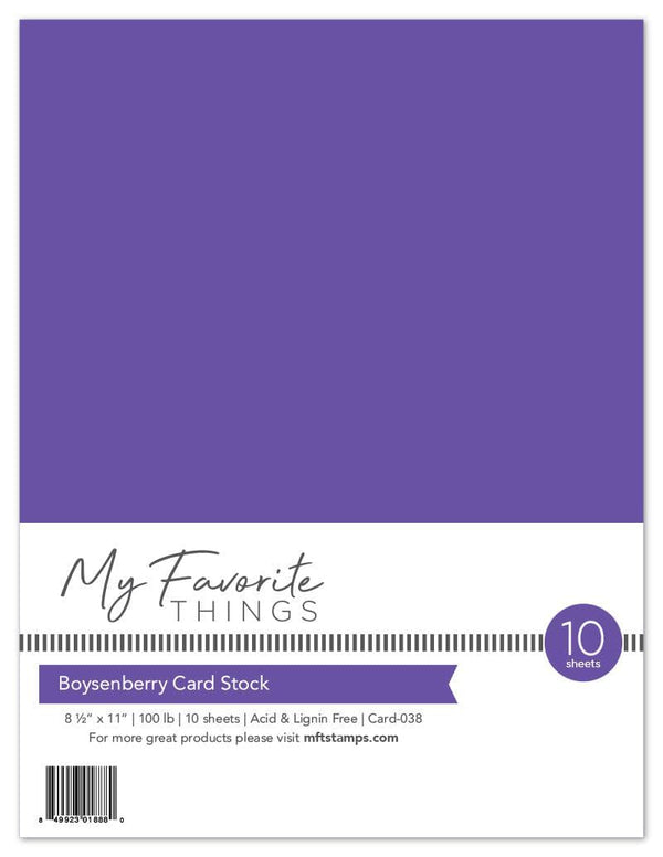 Boysenberry Card Stock