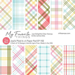 Joyful Plaid Paper Pad