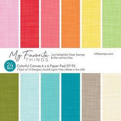 Colorful Canvas Paper Pad – MFT Stamps