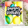 Hand-Lettered Happy Birthday Die-namics