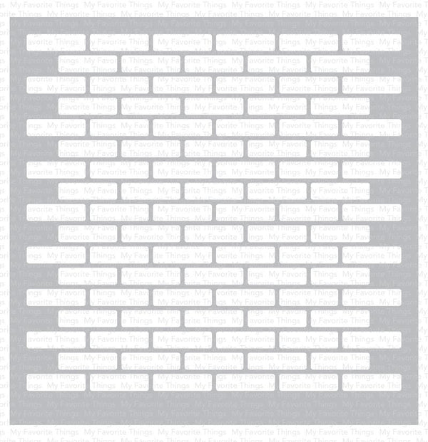 Small Brick Wall Stencil