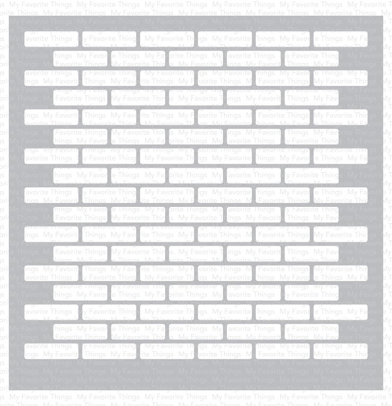 Small Brick Wall Stencil