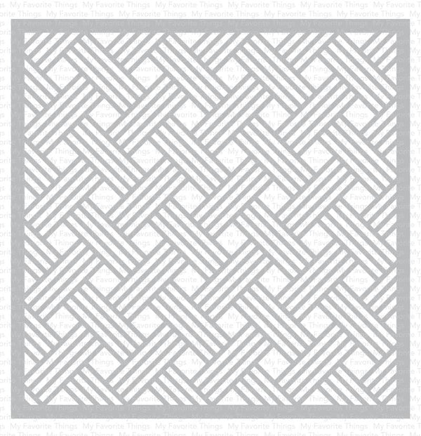 Basket Weave Stencil