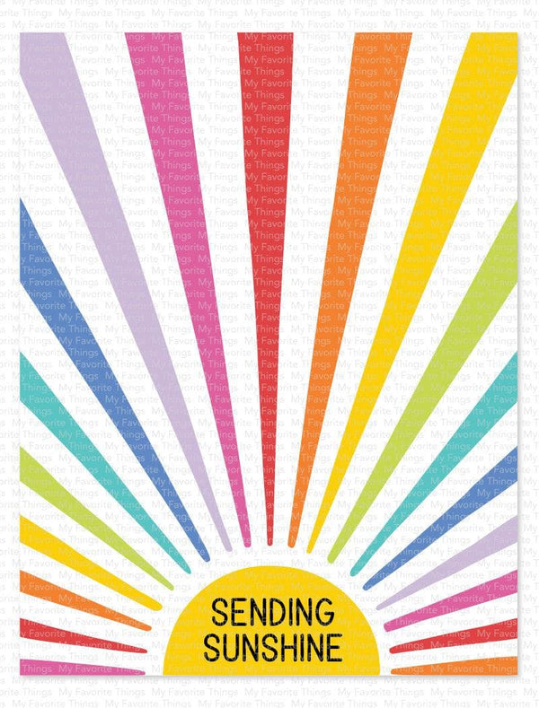 Sunny Rays Stencil