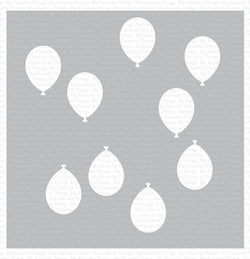 Balloon Party Stencil