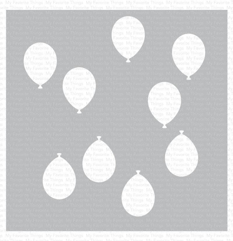 Balloon Party Stencil