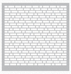 English Brick Wall Stencil