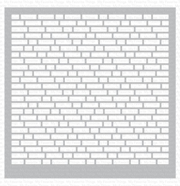 English Brick Wall Stencil