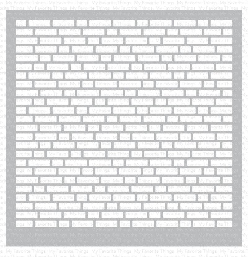 English Brick Wall Stencil