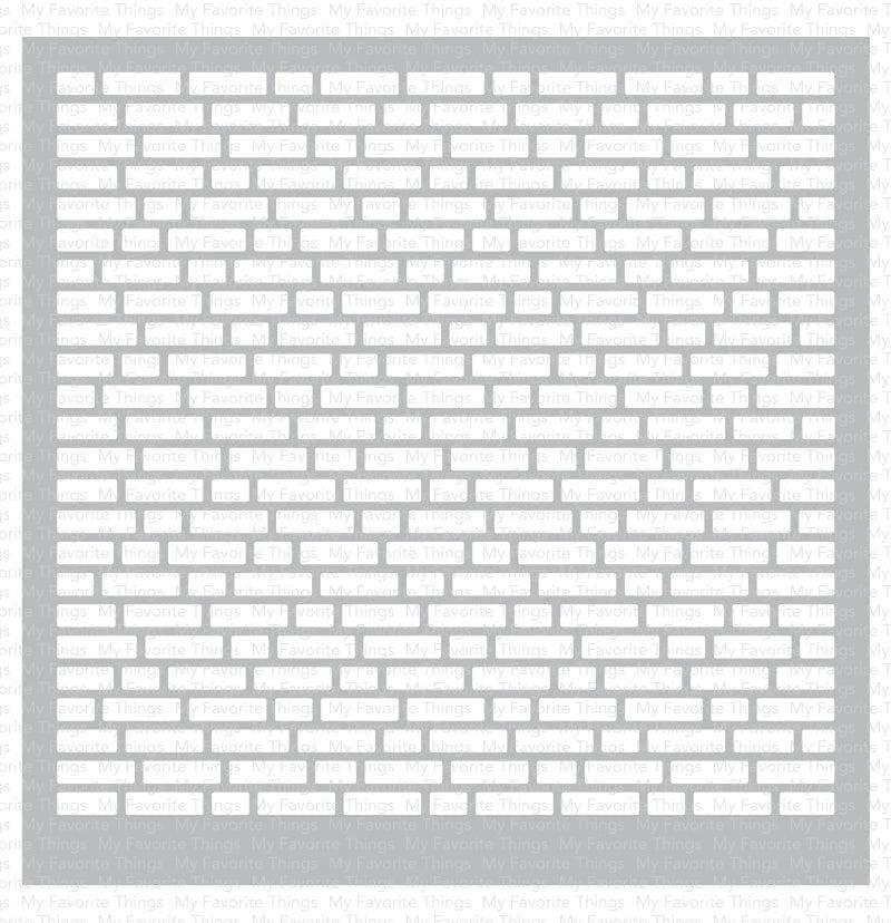 English Brick Wall Stencil