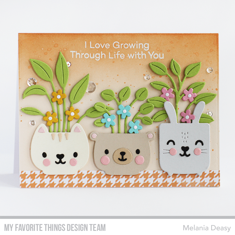 Springing for Houndstooth Paper Pad