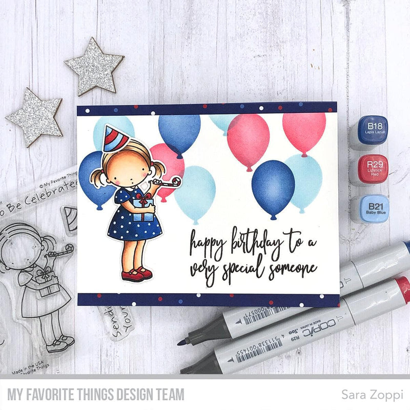 Balloon Strings Background  Balloons, Mft stamps, Square card