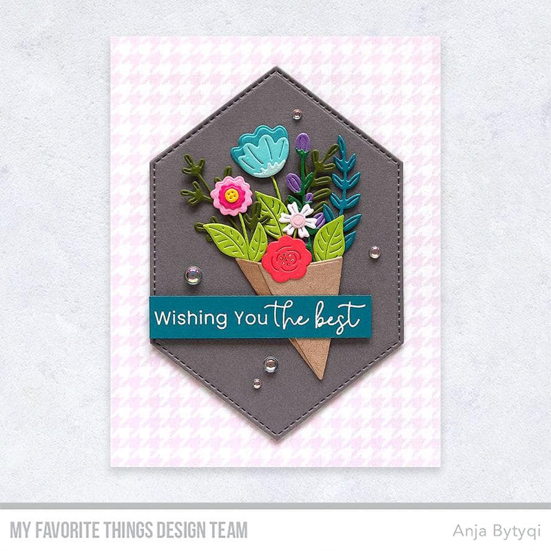 Springing for Houndstooth Paper Pad
