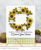 Sunflower Wreath Die-namics