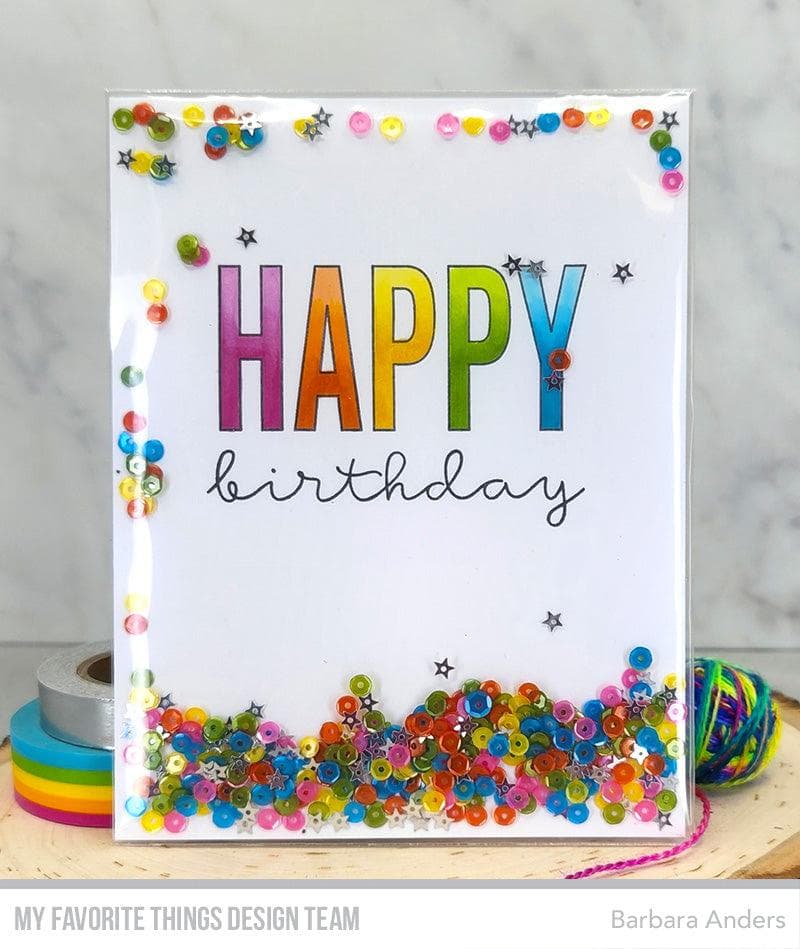 Happy Birthday Craft Stamp - Simply Stamps