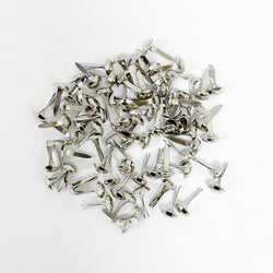 Silver Mini Round Brads